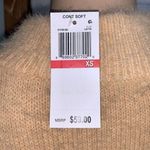 Sun and Moon Womens Pullover Sweater Funnel Neck Fuzzy Long Sleeve Knit Beige XS Tan Photo 6