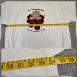 Vintage Apple Sweatshirt Womens XL Grandma Grandkids Embroidered Teddy Bear Photo 8