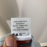 LPA  Shirred Cross Front Gown Blue Maxi Dress Size Small Front Slit Ruched Sz S Photo 12