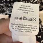 J.Crew  Black White Floral Long Sleeve Dress Ruffle Cuff Crepe Boho NWT XXS Photo 7