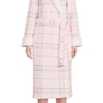 secret treasures Womens Fleece Plaid Robe Size L 12-14 Dressing Gown New Photo 1
