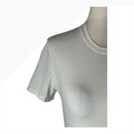 SKIMS  Shirt Women Small Ivory Knit‎ Jersey Crew Neck Short Sleeve Tee Athleisure Photo 5