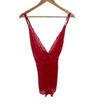 Ann Summers Womens Lace Camisole Sleepwear Romper Red Medium NWOT Photo 6