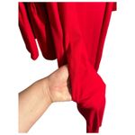 Agnes & Dora  Red Holiday Smocked Sleeve Dress Women's Size L Polyester Spandex Photo 4