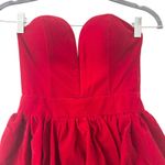 ADEIRLINA Vibrance After Dark II Velvet Bubble Dress Red NWT XS Photo 3