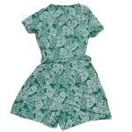 Boden Green & White Paisley Caroline Jersey Knit Romper Size undefined Photo 4