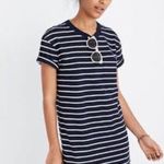 Tee Dress in Epperson stripe, Madewell striped Tee Dress Photo 3
