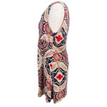 Reborn Sleeveless Dress Size L Blue Red Patterned Size L Photo 6