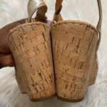 Born Venetia Panna cotta metallic leather wedges Silver Size 11 Photo 3