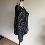 Billabong  Black and White Tassel Tie Blouse Photo 5