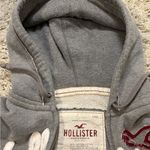 Hollister  Gray Full Zip Ribbed Hoodie Size M Photo 10