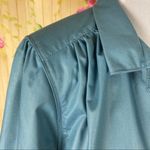 London Fog  Vintage Blue Trench Coat Photo 4