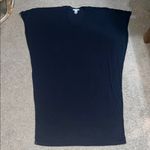 Barefoot Dreams  Luxe Milk Jersey Dress Nightgown Caftan Black One Size Petite Photo 2