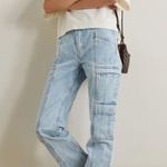 GRLFRND  Naomi Low Rise Slim Cargo Jeans Tao Size 27 Photo 1