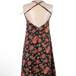 Revolve NWT LPA Dress Black Floral Slip Midi Rose Garden Boho A Line Open Back XS Photo 11