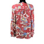 Jaase Floral Flowy Boho Angel Sleeve Blouse Size Small Photo 4