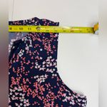 MICHAEL Michael Kors Navy and Pink Floral summer Dress size L Blue Size L Photo 4