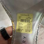 Katy Perry  silver tone chunky heels with strap.  Photo 4