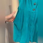Nine West  NWT Blue Button-Front Romper Photo 1