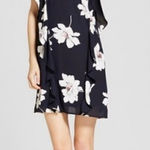 Eclair navy blue floral sleeveless dress sz XS Blue Photo 0