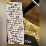 Sag Harbor Vintage Retro 80s 90s Lime Green Floral Print Maxi Skirt Photo 6