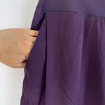 Lululemon Wide leg Culottes Cropped Purple Burgundy Sz 6 Pleat Pocket Athleisure Photo 4