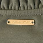 Michael Kors  Olive Green Ruffle Trim Sleeveless Dress Size M Photo 5