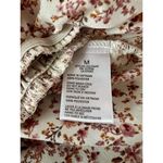 Paper Crane Women's White Floral Ruffle Bustier Crop Size M EUC Photo 8