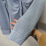 ZARA  blue metallic thread long sleeve top size M Photo 2