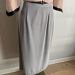 Vintage 90’s Paul Harris gray pencil maxi skirt career chic Size 6 Photo 7