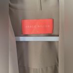 Grace Willow Belted Long Trench Vest Wm’s Size L Tan Duster Vest NWOT Size L Photo 3