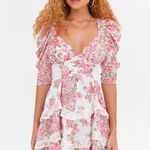 For Love & Lemons Rosalyn Mini Dress Pink Photo 0