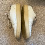 Autry Medallist Low Silver Metallic Leather Sneakers Size 40 White Photo 7