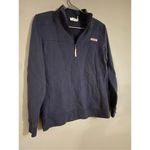 Vineyard Vines Collegiate Shep Shirt Navy 1/4 Zip Sweatshirt Small Photo 1