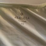 Athleta Heather Stripe Chi Top Green White- Size XS Photo 3