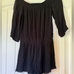 Aerie  Black Off-the-Shoulder Romper Photo 1