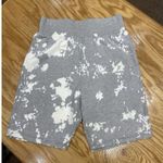 Frame Nwt Vintage Biker Shorts Women's Large Gray Tie Dye Cotton Classic Fit A37 Photo 5