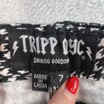Tripp NYC Jrs 7 Jeans Houndstooth Low Rise Grunge Goth Emo Whimsigoth Stretch Photo 7