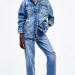 Zara  Ripped Jean Jacket  Photo 3