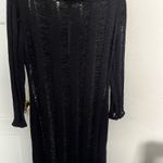 Women’s Black Cover Up Dress Size 3X Photo 1