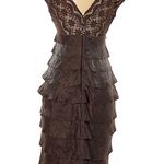 Adrianna Papell A-Line Ruffle Cocktail Dress Photo 1