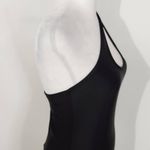 We Wore What Black Asymmetrical Bodysuit NWT Size Small Revolve Black Bodysuit Photo 3