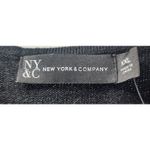 New York & Co. NY&C Black Sleeveless Knit Top Handkerchief Hem Casual Tank XXLarge Photo 3