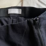 Everlane  Pants Womens Size 4 Black Crop Stretch Wide Leg Side Zipper Dress Pants Photo 5