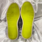 P448  Taylor Mid Top Sneaker Black Gum Yellow Leather Size 8/38 Zip Streetwear Photo 8