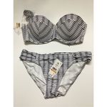 Tommy Bahama New. navy and white bikini top. Retails $179 Photo 8