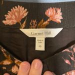 Garnet Hill Jardin Crepe Mini Dress Size XS Brown Floral Fall Boho Photo 2