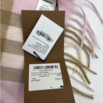 Burberry The Classic Check Cashmere Scarf Alabaster Pink Photo 7