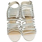 Vince Camuto  Kipper Heels 8M True Sand Suede Embellished Strappy Heels Showgirl Photo 2