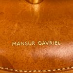 Mansur Gavriel Tan Brown Vegan Leather Turn Twist Lock Mini Crossbody Bag Photo 9